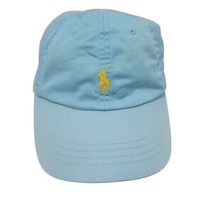 Polo Ralph Lauren Blue Adult Unisex Baseball 100% Cotton Hat Cap